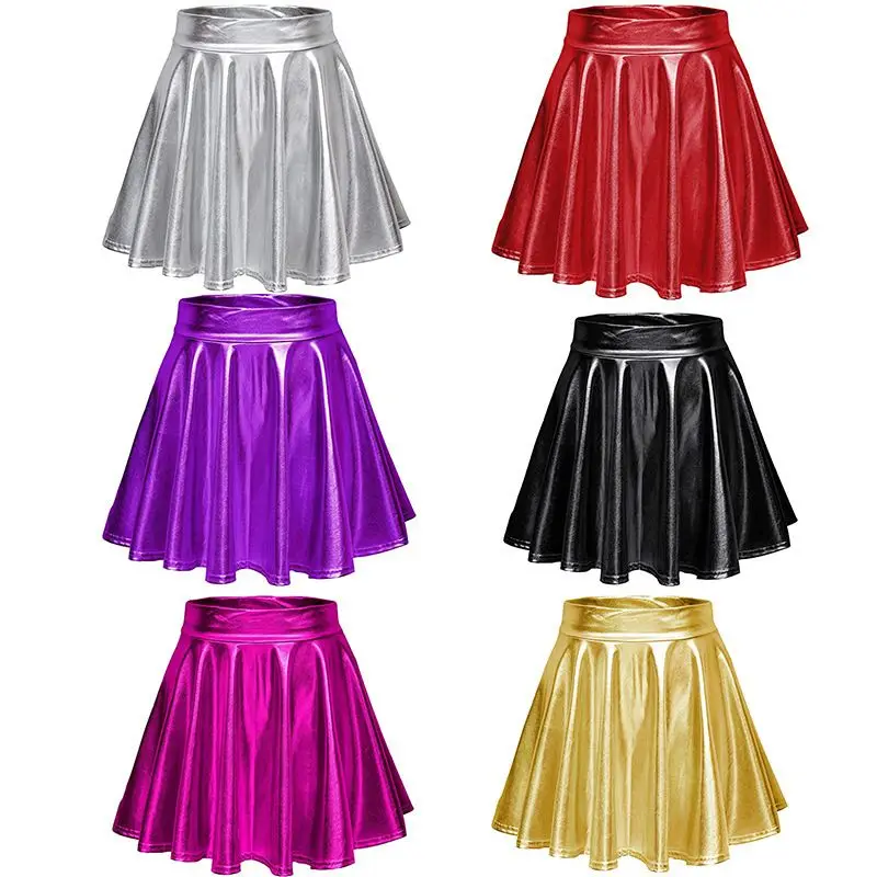 Sexy Performance Stage Halter Neck  Skirt Women's Cross-Border Independent Station Halloween Gingham Pleated Skirt