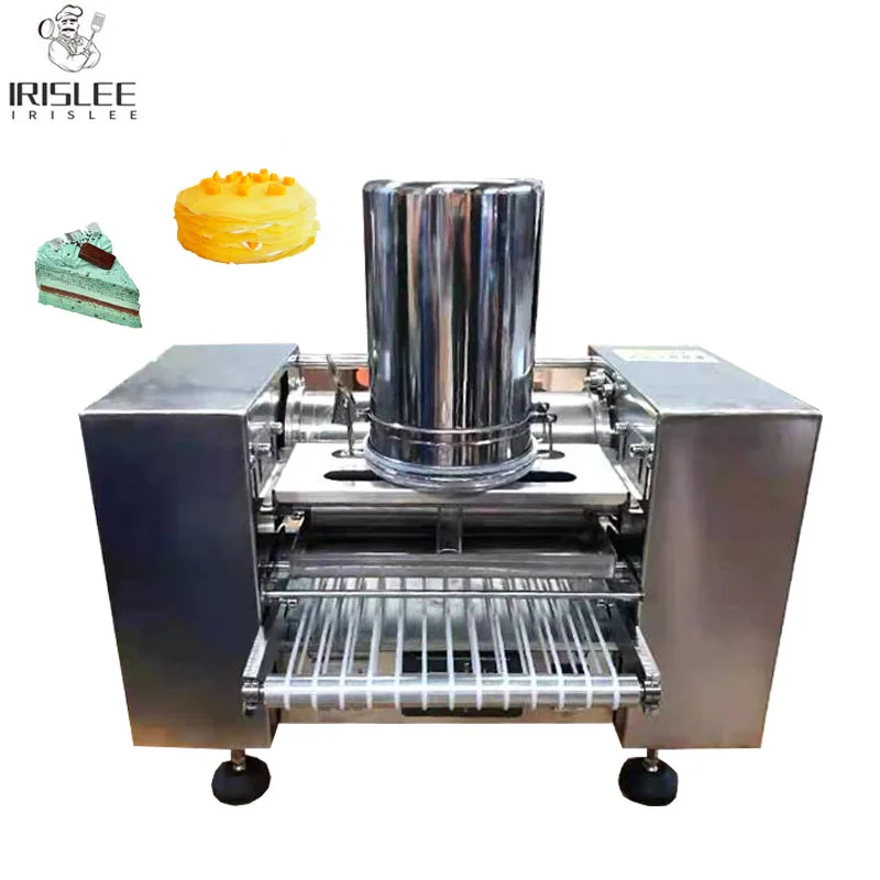 Delicious Crepe Making Equipment Egg Sheet Machine Mille Crepe Layer Cake Machine