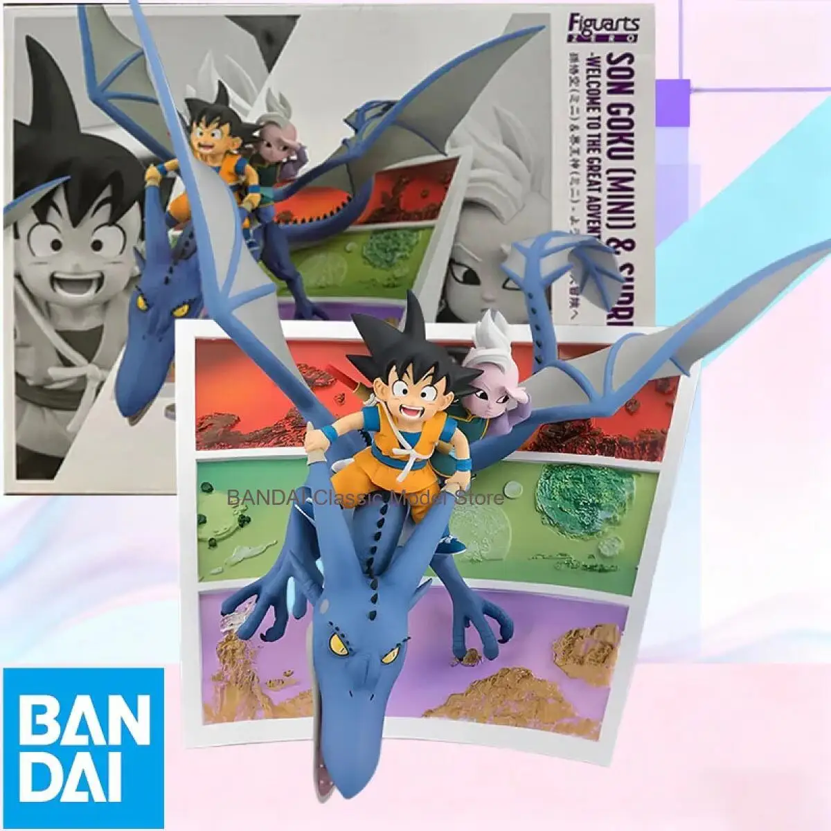 

Low price In Stock BANDAI Original Box Figuarts DRAGON BALL SON GOKU MINI SUPEREME KAI Action Figure Model Toy Gift for Kids