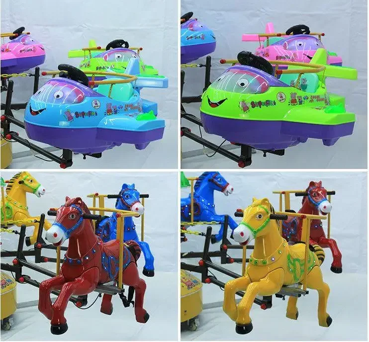 스톨 스윙 스퀘어 전기 놀이 장비, 야외 회전 및 리프팅 트로이 목마