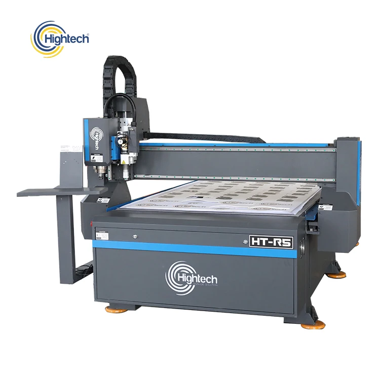 Hightech High-Accuracy CNC Router Engraving Cutting Machine For Acrylic PVC KT Board LED Flex Fabric Signage Advertising