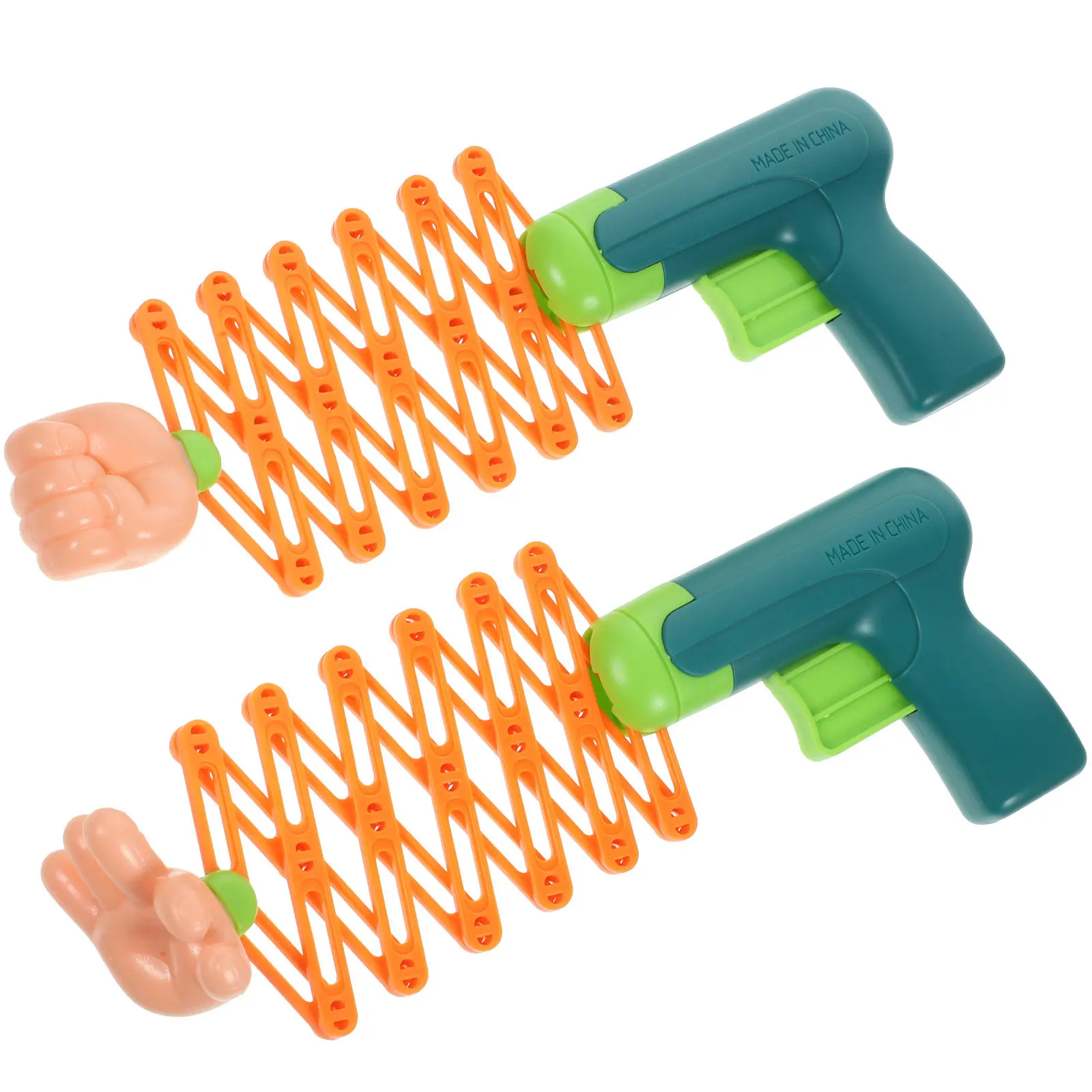 Ensemble de 2 jouets farces pour enfants, poings télescopiques, cadeau amusant pour le bureau, pour les garçons et les filles, fête d'anniversaire, amusant, anti-stress