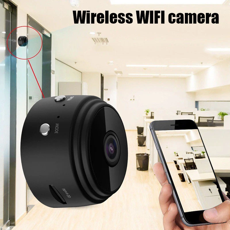 Mini wireless surveillance camera, WiFi, security monitoring, remote monitor, camera, video, smart home A9