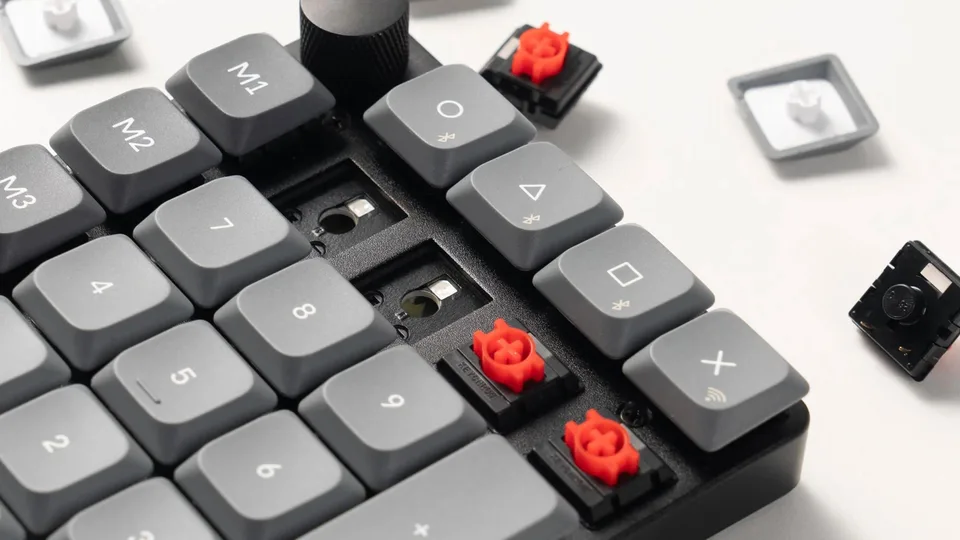 Keychron K0 Max QMK ワイヤレス カスタム ナンバー パッド 音響