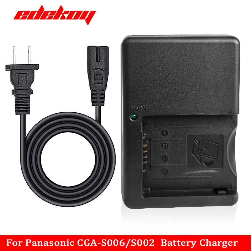 DE-994 DE994B Charger for Camera Panasonic CGA-S006E,CGA-S006,CGA-S002 battery DMC-FZ8,FZ7,FZ30,FZ38,FZ35,FZ50,FZ28,FZ18 charger 