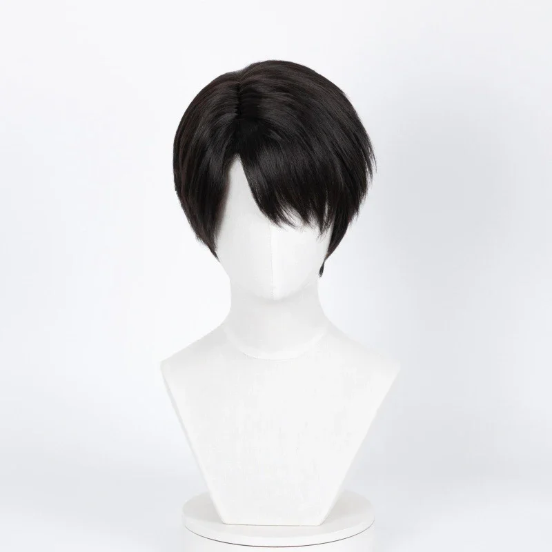 Perruque de Cosplay Caleb Game Love And Deepspace pour hommes, cheveux courts noirs, résistants à la chaleur, accessoires de fête de carnaval