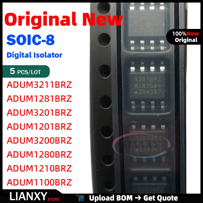 5Pcs Soic-8 Adum321…