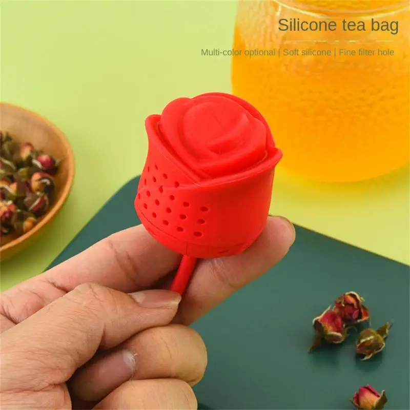 Reusable Tea Strainer Hanging Design Saving Space Removable Design Multi-color Optional Creative Tea Making Tools Tea Filter