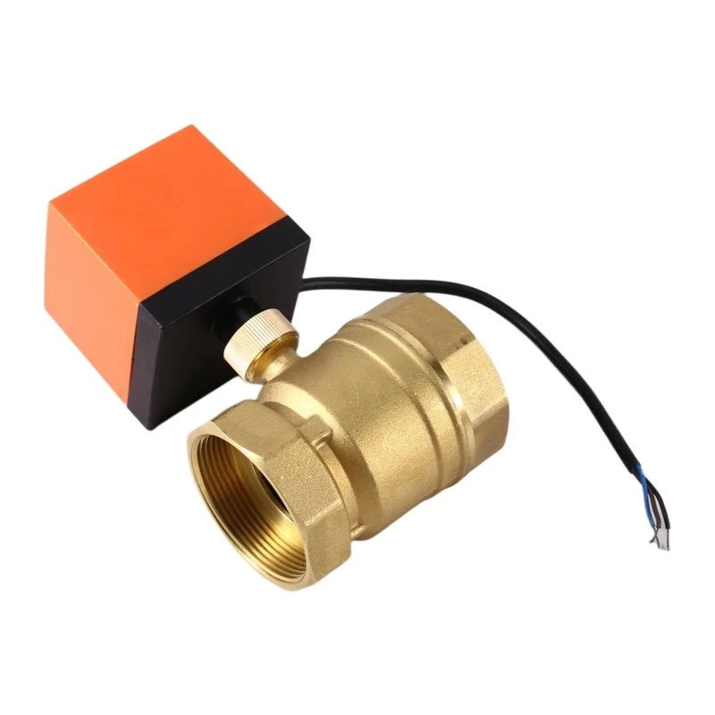 [NEWA76K!】 Brass Electric Ball Valve 2