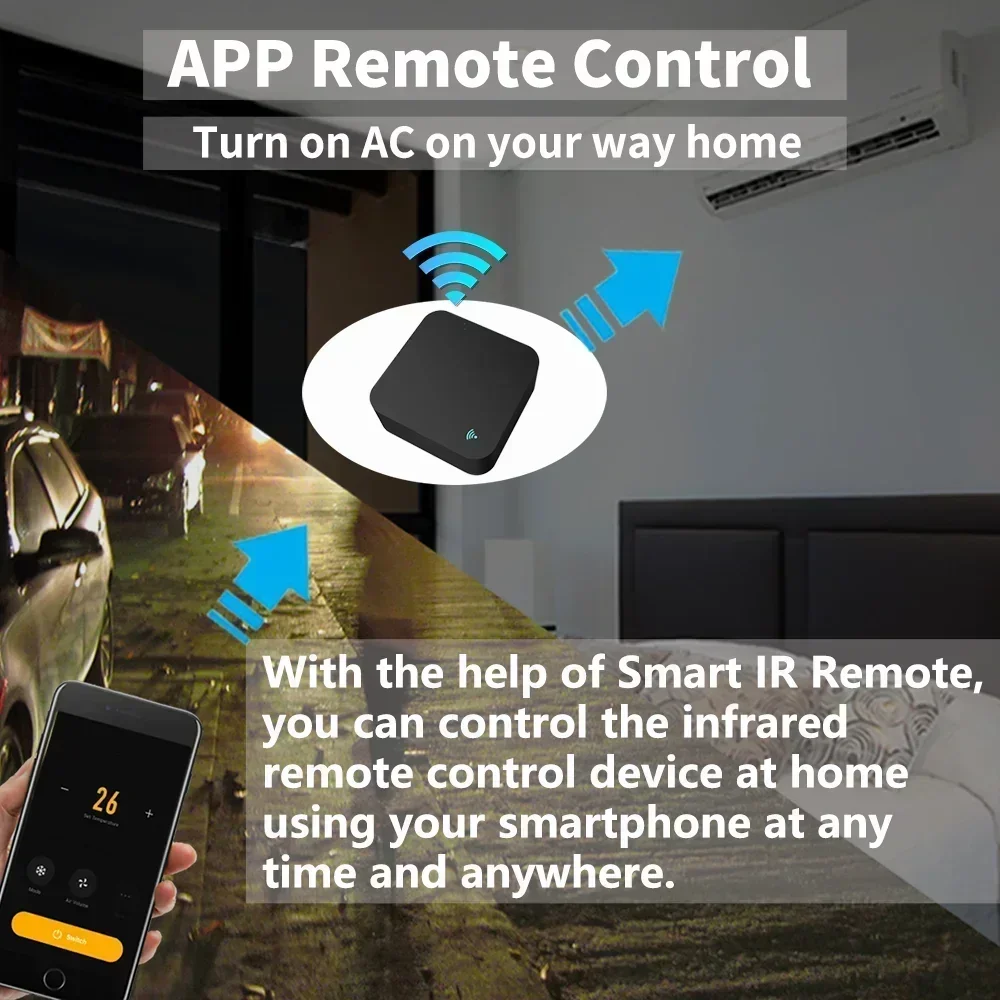 Tuya IR telecomando Smart wifi universale a infrarossi per smart home Control per TV DVD AUD AC funziona con Amz Alexa Google Home