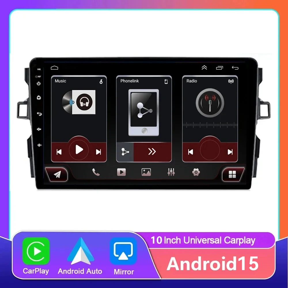

2Din 4G Android 15 Car Radio Multimedia Video Player Stereo For Toyota Auris E150 2006-2012 Navigation GPS Carplay Bluetooth