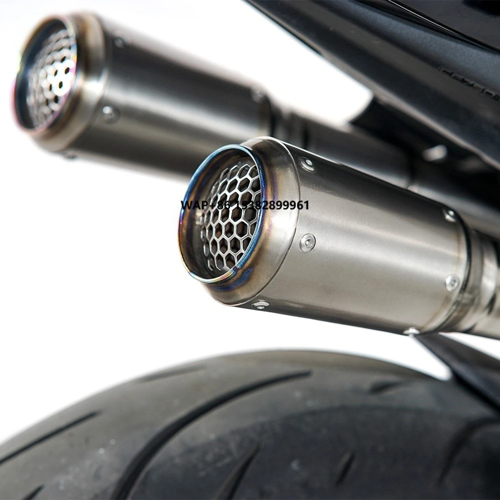 

For CF moto 750SR Full-Section Titanium Alloy High-Level Dual Exhaust