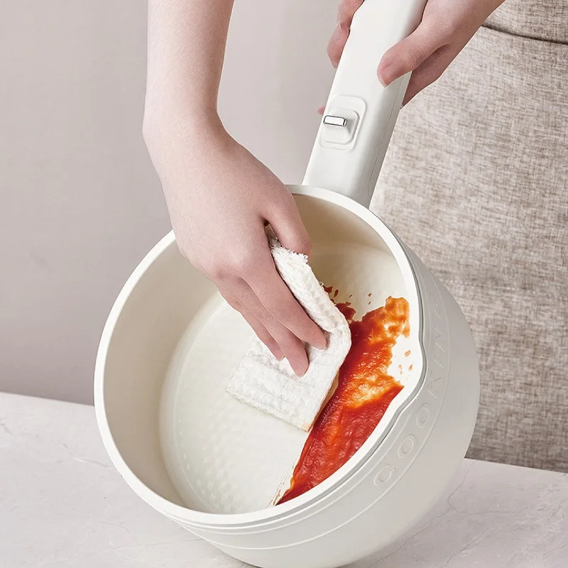 2L Electric Cooking Pot Large Capacity Hot Pot Non-stick Frying Pan Multi-function Baby Professional Supplementary Food Pot 220V