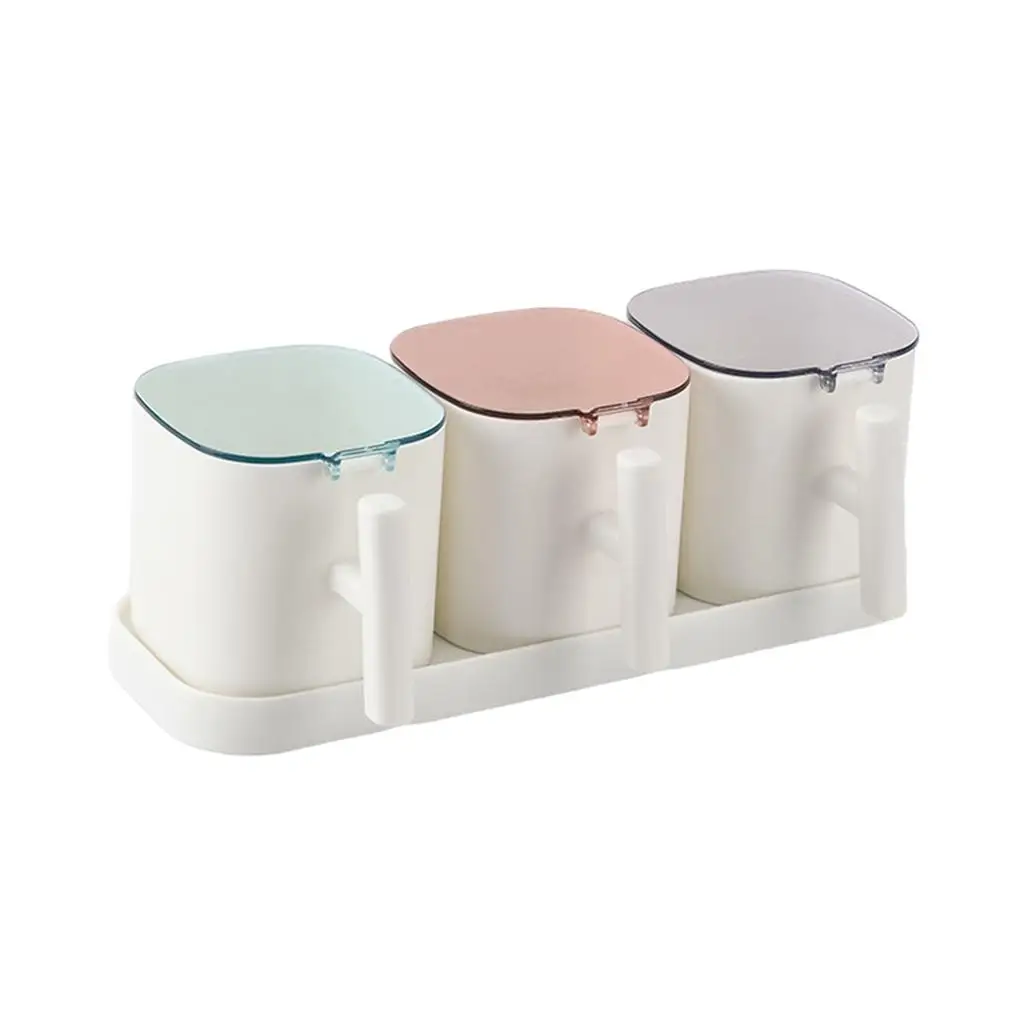 Combination Spice containers Kitchen Accessories Seasoning Jar for Pepper Sugar