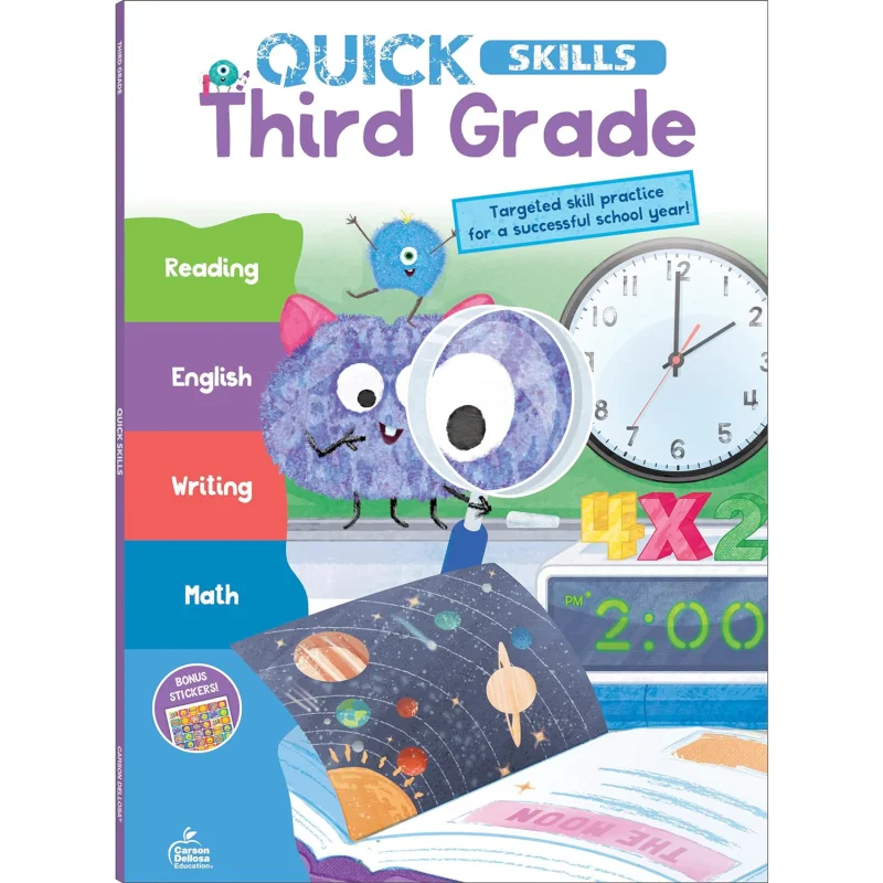 Quick Skills 3rd Grade Workbooks Carson Dellosa Carson Dellosa Education 9781483868257 Book
