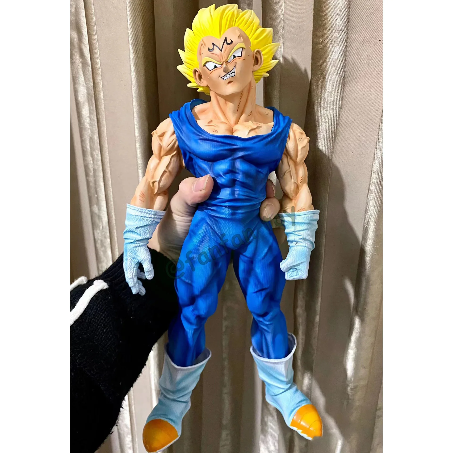 38CM Anime Dragon Ball Z Figure GK Majin Vegeta Figurine Big PVC Action Figures Collection Model Toys for Children Gifts