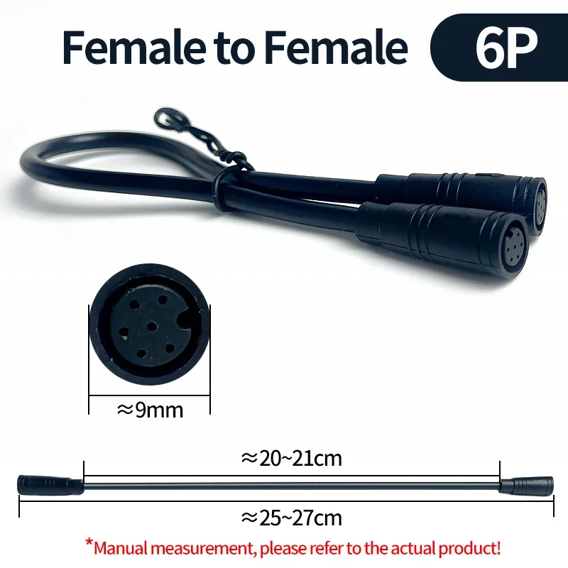 4/10Pcs M8 2 3 4 5 6 Pin Elektrische Fahrrad Butt Joint Stecker Wasserdicht für Ebike display Kabel 25cm Weiblich Männlich Optional Stecker