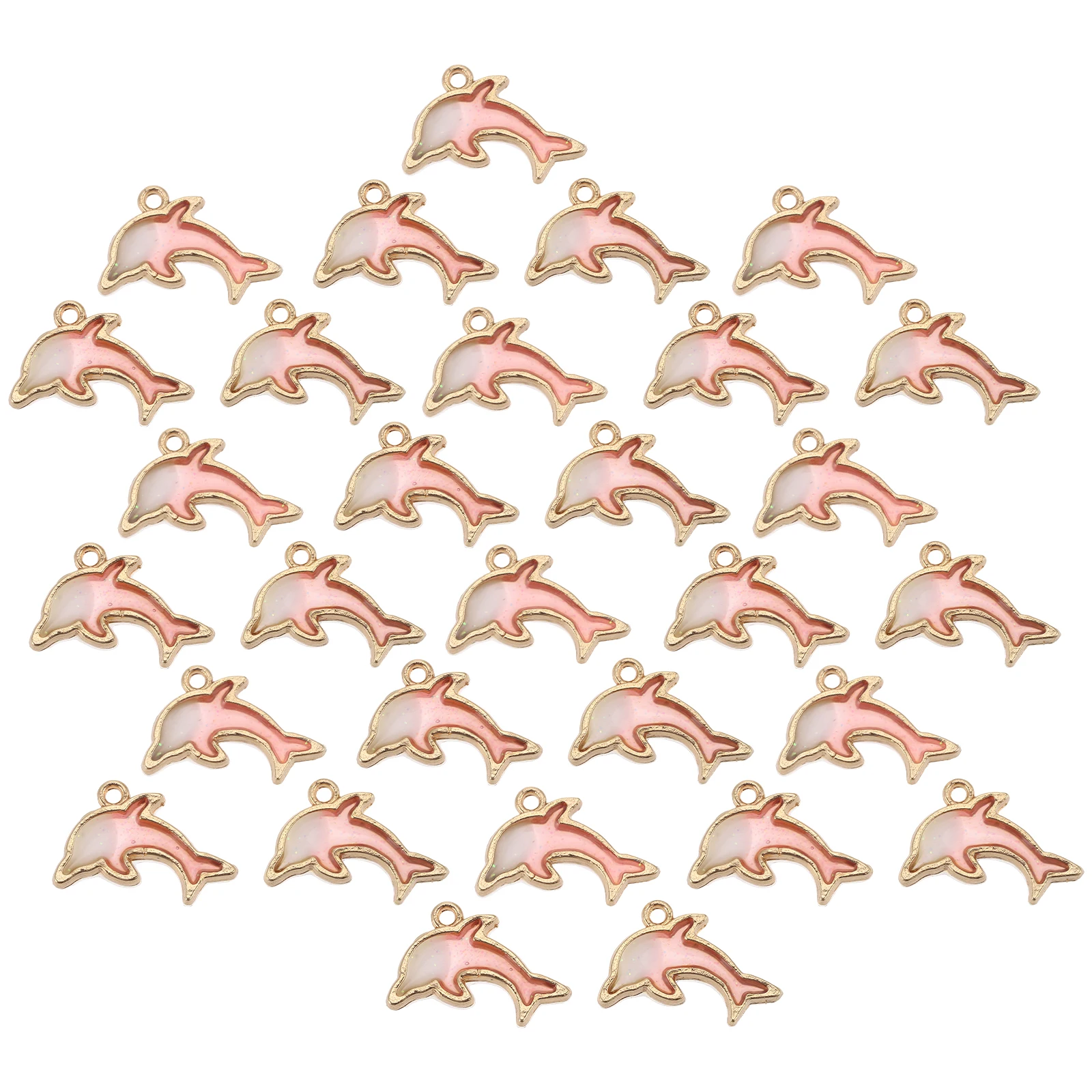 

40 Pcs Dolphin Charms Alloy Pendant Bracelet Necklace Women Necklaces Man