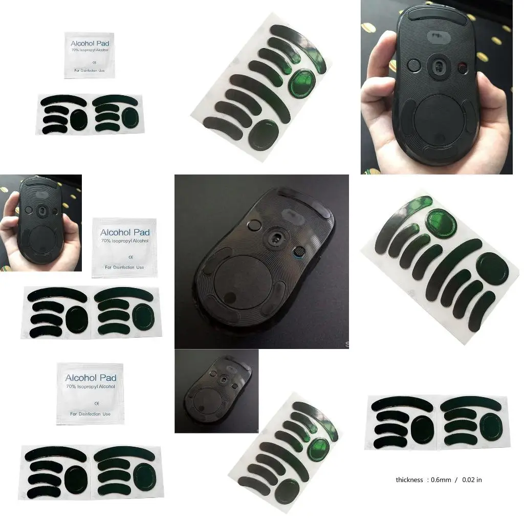 

2 комплекта, сменные 0,6 мм, ножки для мыши, коньки, наклейки для мыши, подушечки для беспроводных коньков для мыши Logitech G Pro