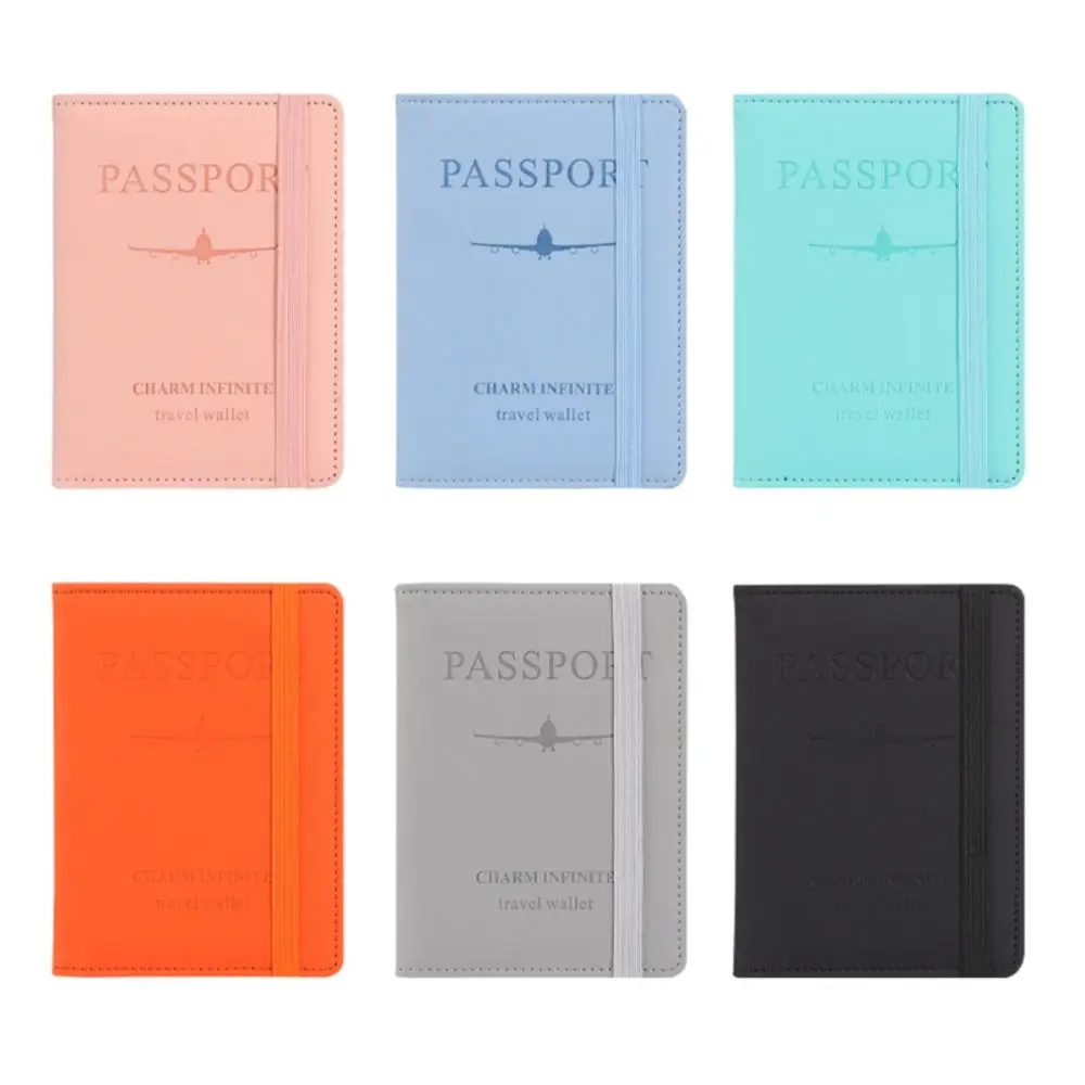 Ultra-thin RFID Passport Cove New Waterproof PU Leather Passport Protector Business Document Package Passport Holder Women Men