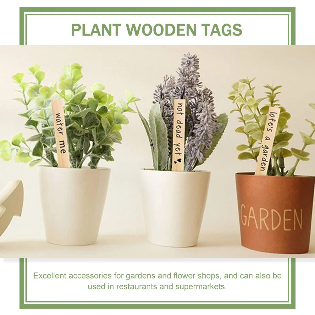 

50 Pcs Plant Signage Plants Signs Potted Household Garden Nursery Markers Gardening Labels