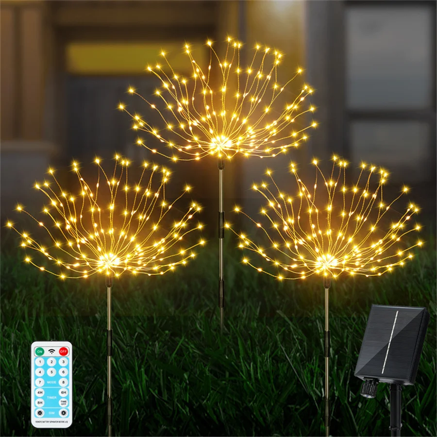 Neue Solar Outdoor Licht Girlande wasserdicht 4 in 1 Weihnachts beleuchtung für Parkweg Terrasse Garten Dekoration Landschaft Rasen lampen