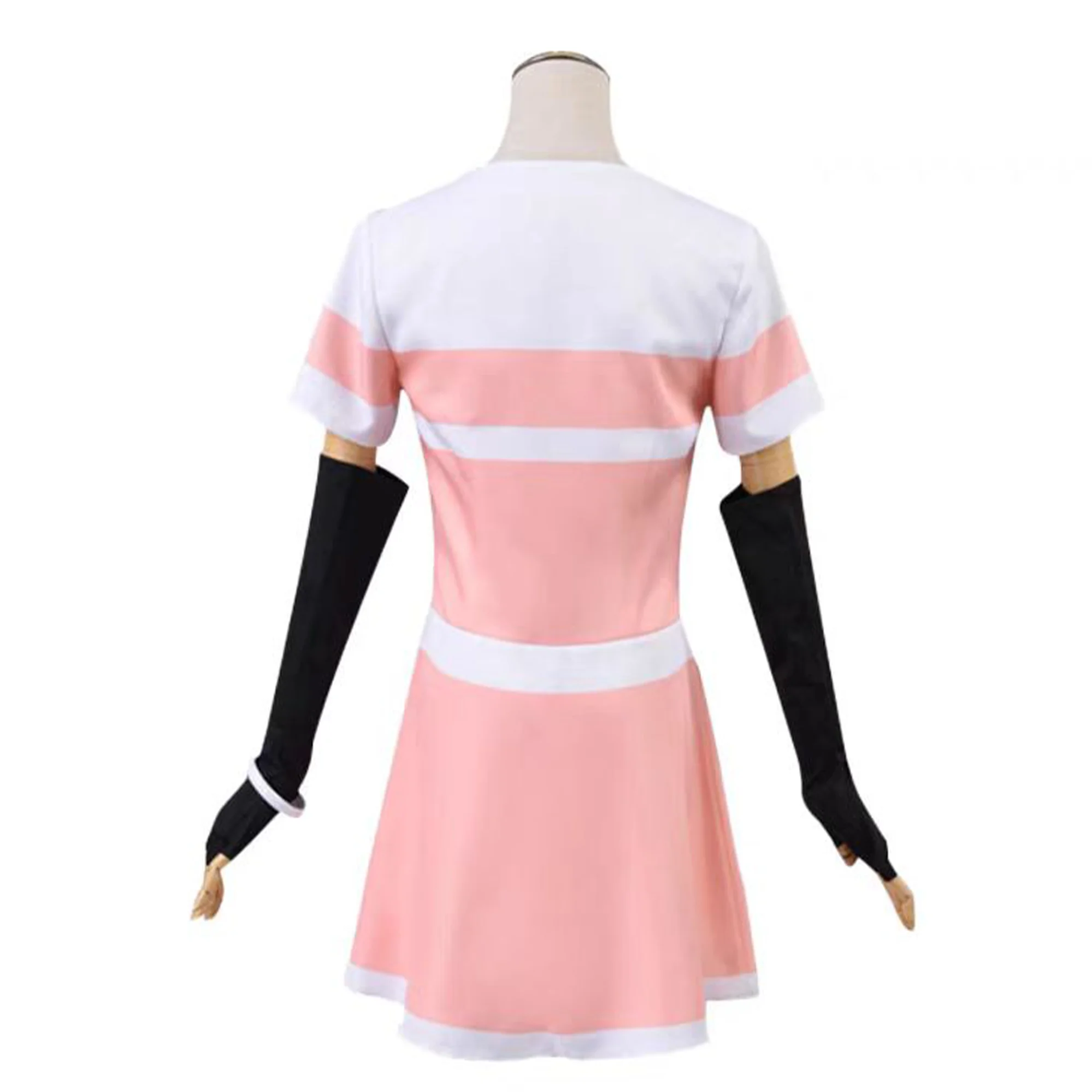 Anime Akudama Drive Cosplay Ordinary Person Costume Women Pink Ordinary Person Costume Halloween Dress Full Set