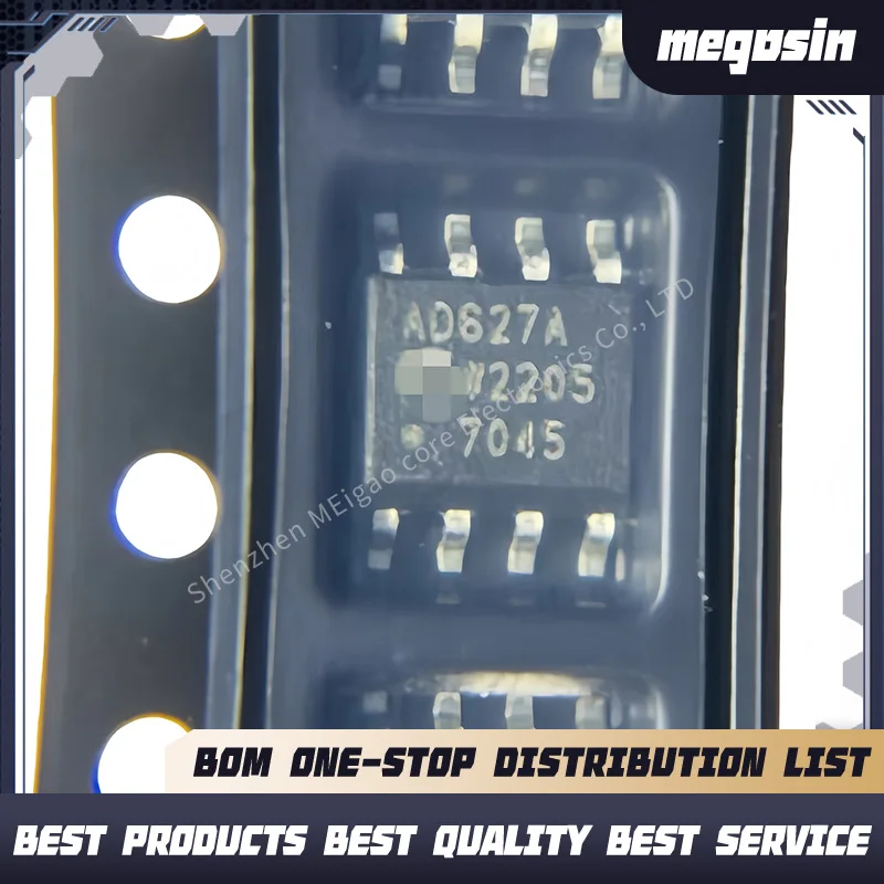 1PCS/LOT  AD627A AD627ARZ AD627ARZ-R7 SOP8 Instrument amplifier chip