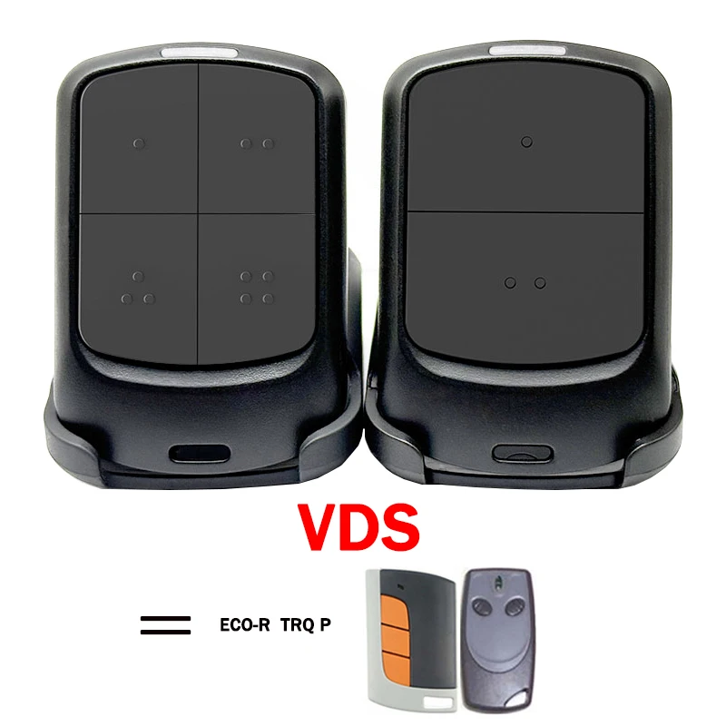 

100% Clone VDS Remote Control VDS ECO-R / TRQ P Garage Door Remote Control 433.92MHz Garage Door Opener Handheld Transmitter