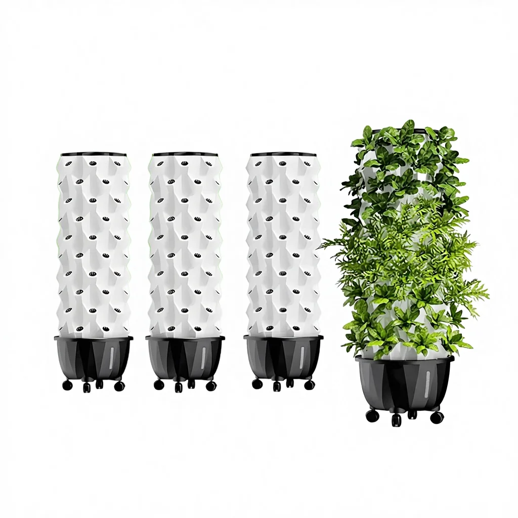 Modular 64-Hole Hydroponic Cluster System | Scalable Design for Large-Scale Vertical Farms