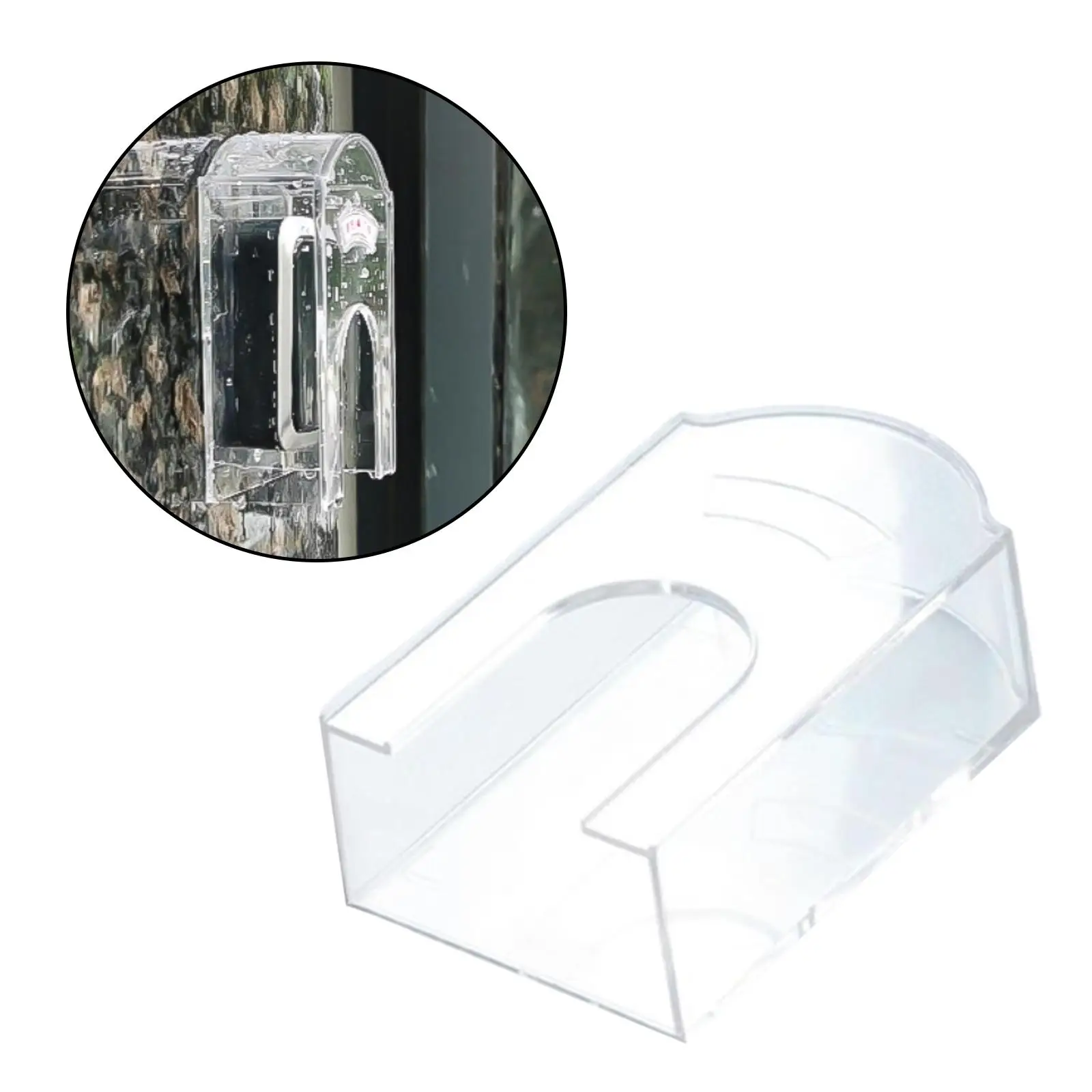 Doorbell Rain Cover Simple Installation Waterproof Weatherproof Efficient Door Bell Push Button Cover for Company Outside Garage