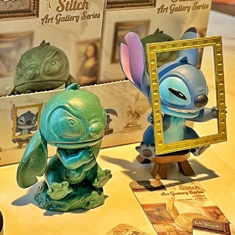 

Лило Стич Фигурка Стич Арт Галерея Серия Украшения Комнаты Коллекционные Игрушки День Рождения Мультфильм Рождество Настольная Художественная Модель Подарки На День Рождения