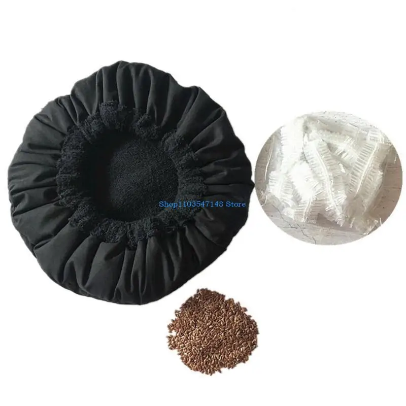 P88B Deep Conditioning Heat Cap Microwavable Nursing Thermal Cap Hairs Care