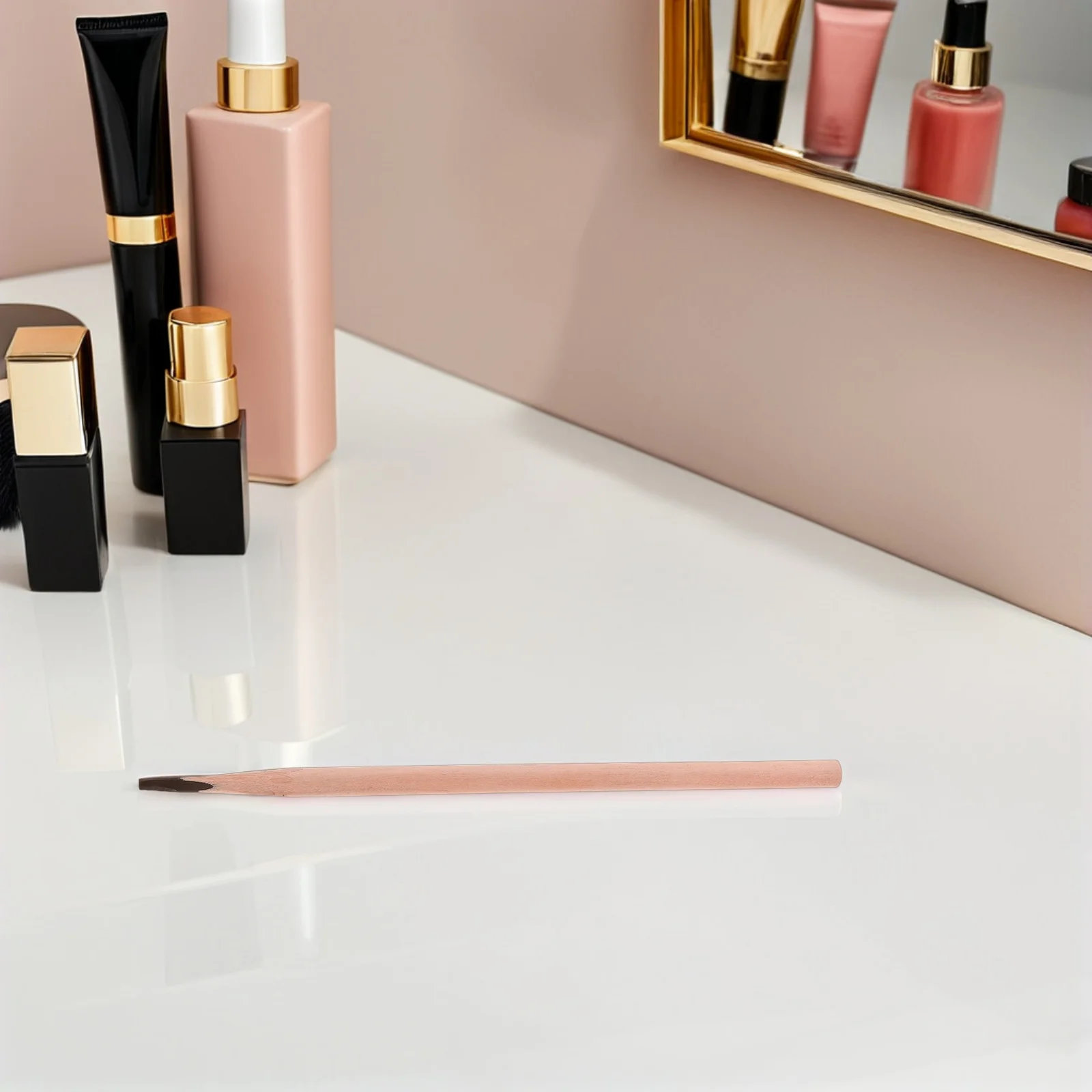 Lápiz de cejas resistente al agua, diseño resistente al sudor, definidor de cejas naturales, herramienta de maquillaje marrón oscuro, lápiz de cejas Natural, 3 uds.