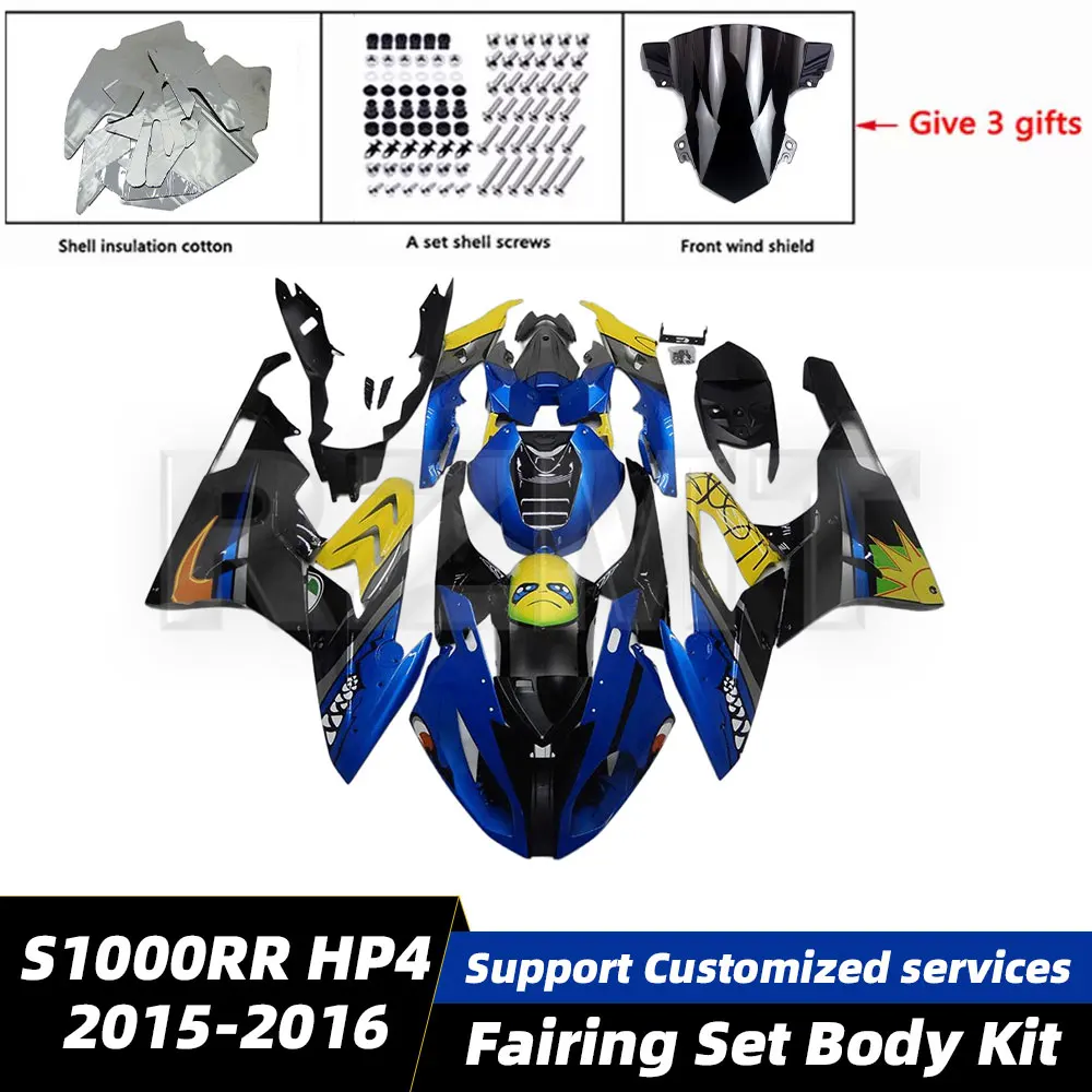 

High Quality For BMW S1000RR HP4 2015-2016 Body Kit Bodywork Set Motorcycle Bike Fairings Set ABS Plastic Shell Injection 15-16