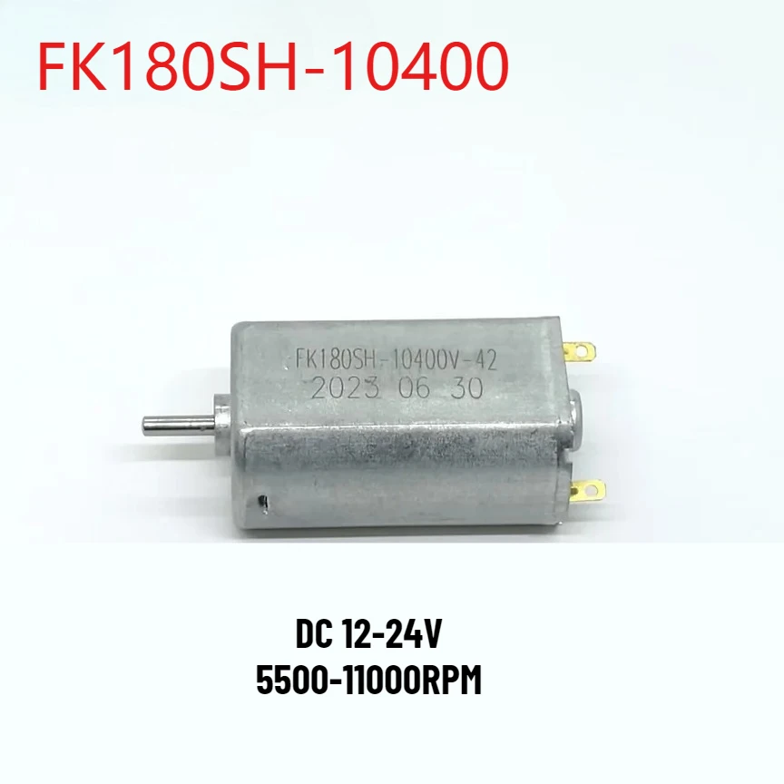 1 قطعة FK-180SH-10400 محرك تيار مباشر صغير 12-24VDC 11000 دورة في الدقيقة عزم دوران كبير لسيارات لعبة لتقوم بها بنفسك اكسسوارات FK-180SH