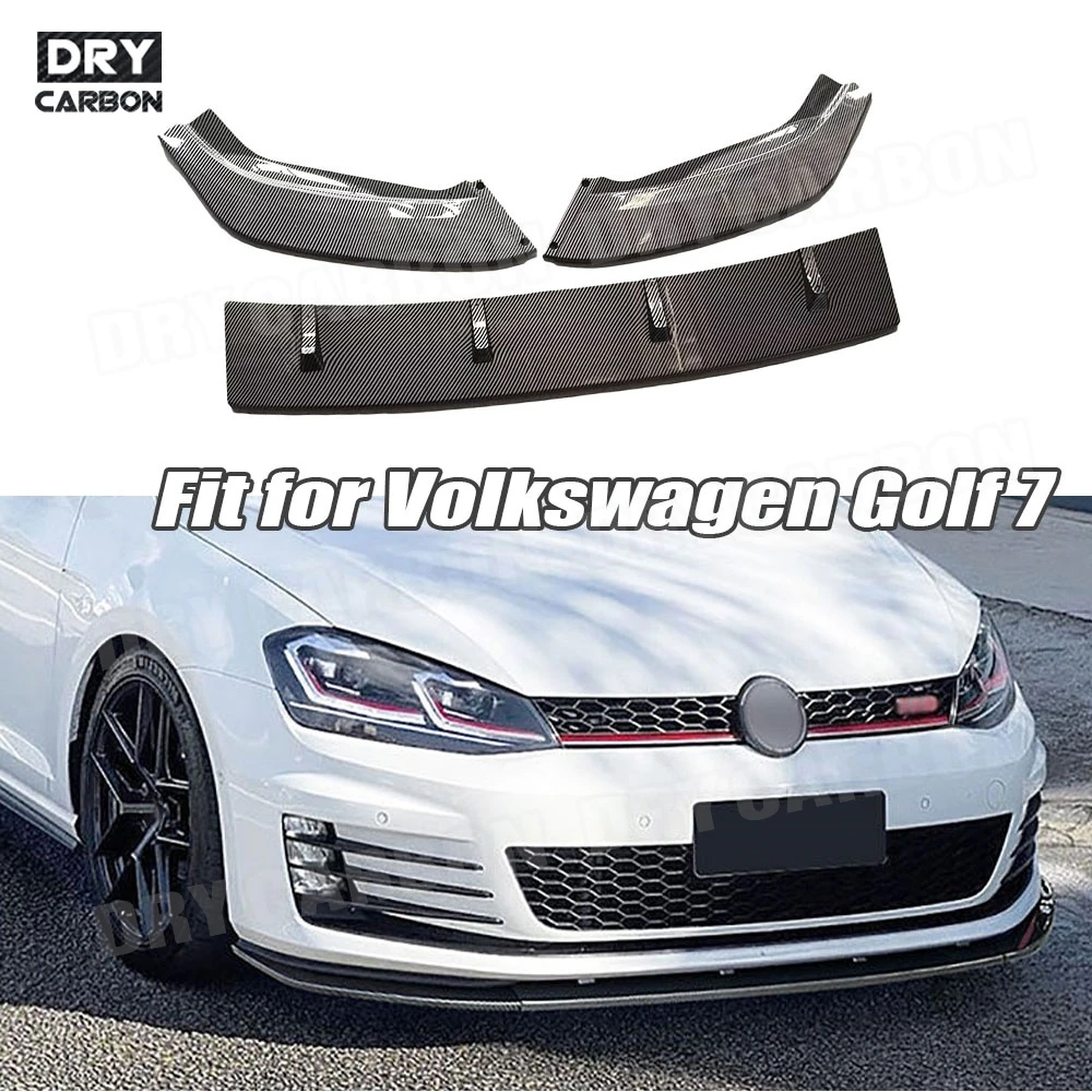 

Car Front Bumper Lip Diffuser Spoiler Splitters Bodykits Accessories for Volkswagen Golf 7 MK7 GTI R Rline 2013 2014 2015 2016