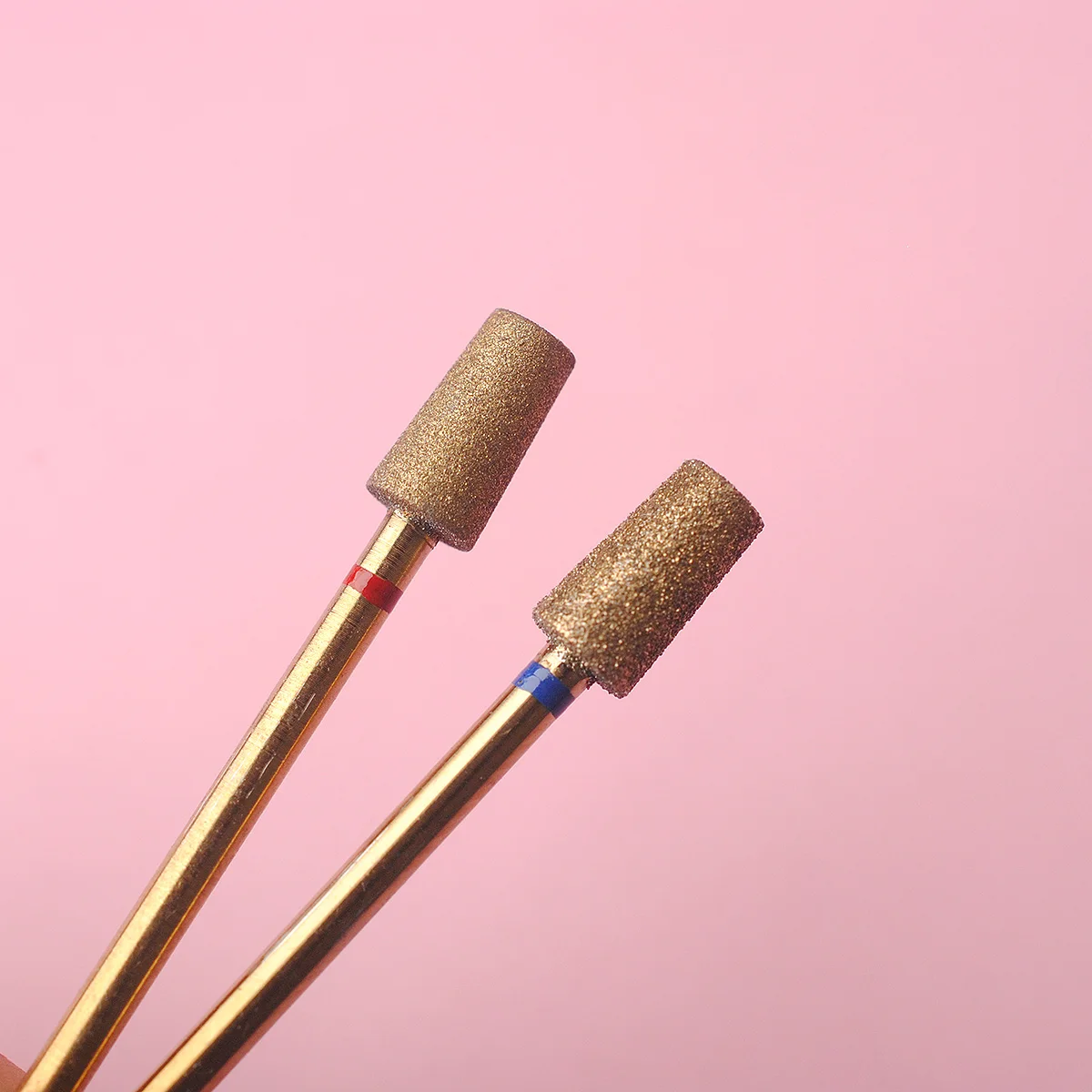 5mm Large Tapered Barrel Cuticle Clean Nail Drill Bit, Titanium Russian Diamond Nail Bits Nail Cleaner Accessories Tool
