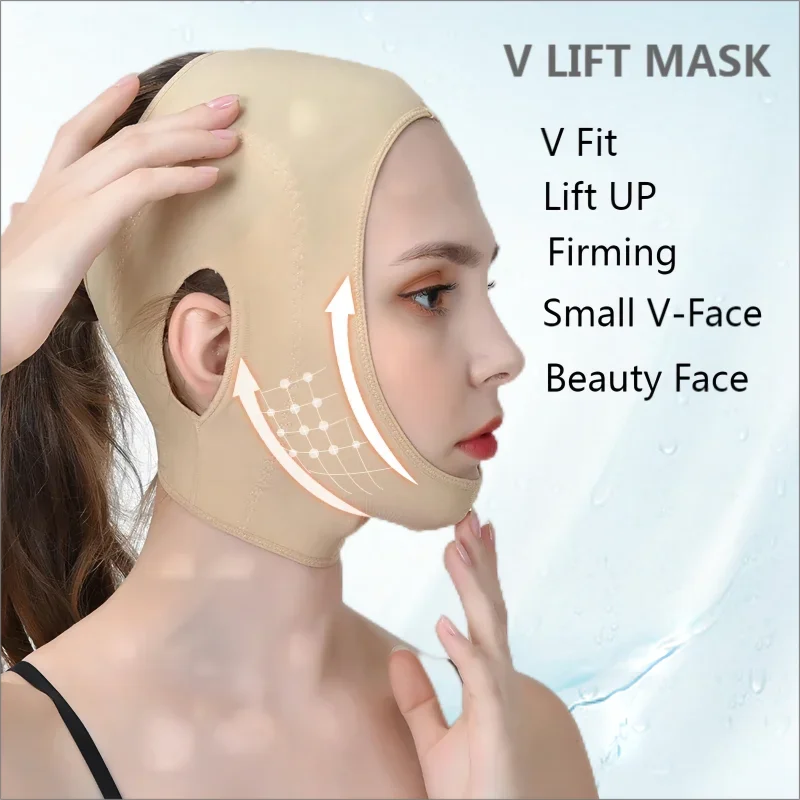 Double Chin Face Mask Facial Thin Face Mask Slimming Bandage Skin Care Belt Shape Lift Reduce  Thining  Face Thining Band