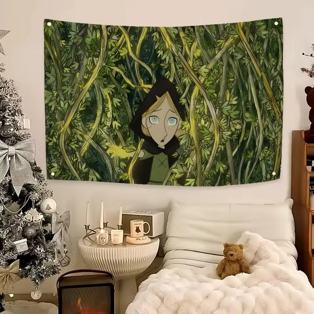 Ultimate Animation Wolfwalkers Flags Aesthetic Wall Hanging Flag Banner Bedroom Living Room Home Decor Large HD