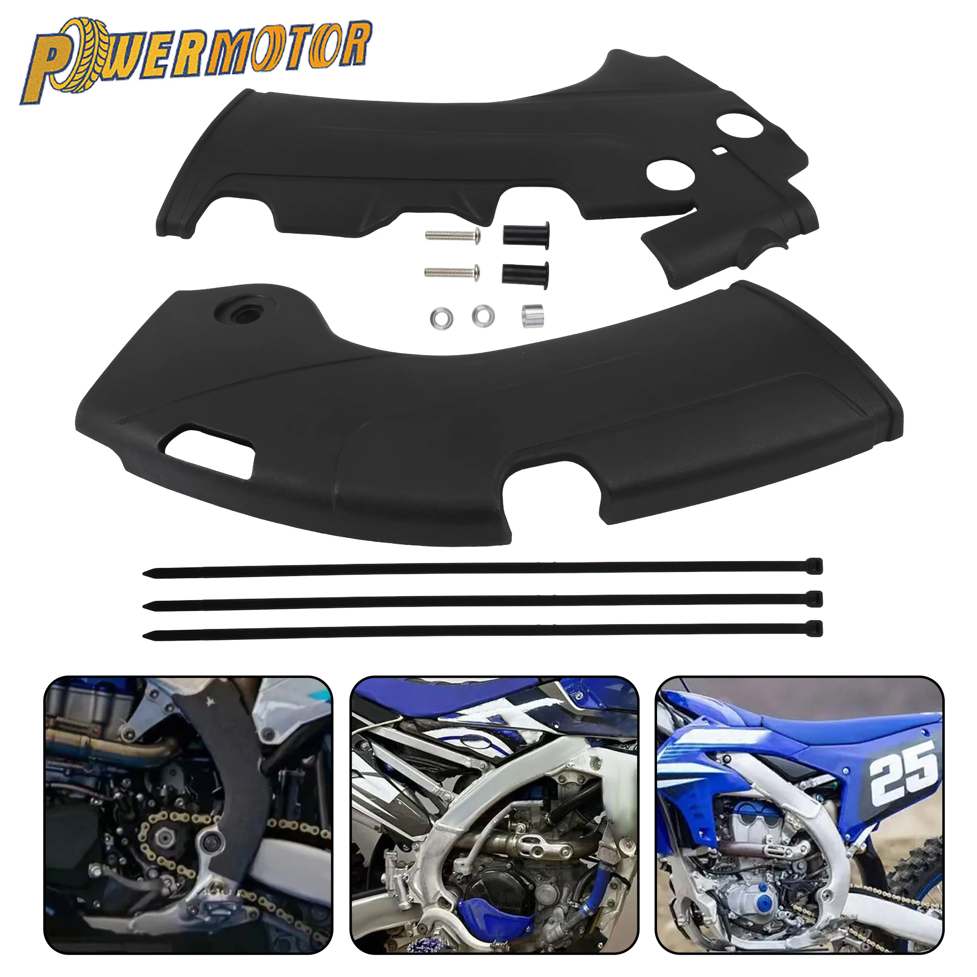 Cubiertas protectoras de marco de motocicleta para Yamaha YZ 250F 450F 450FX WR250 450 YZ250F YZ450F YZ450FX 2018-2022 piezas de protección de marco