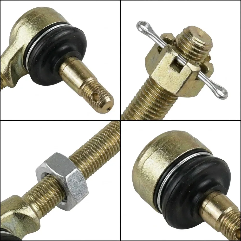 2 Sets Tie Rod End Kit Compatible with For Suzuki LTZ400 LT-Z400 For Quadsport 2003-2008 Steering Ball Joint Repair