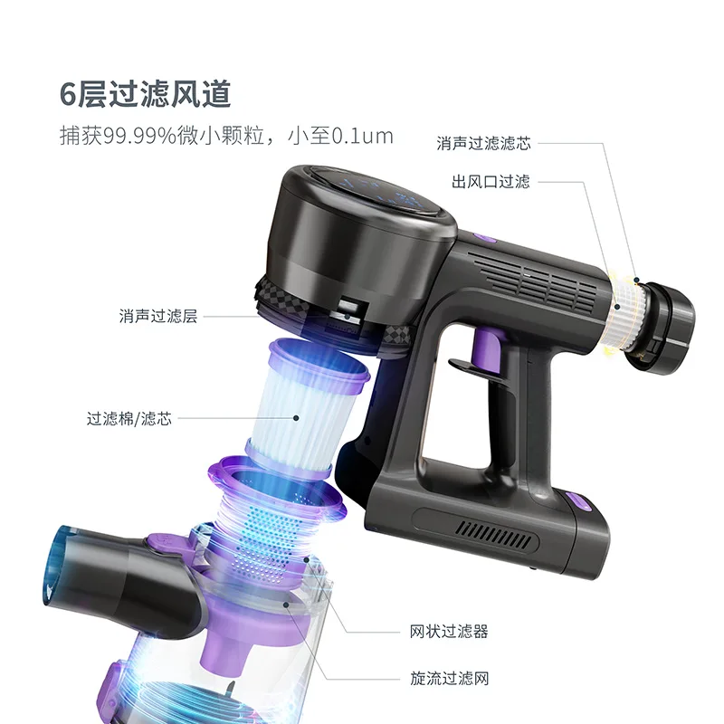 家庭用ワイヤレス掃除機 250W ブラシレスモーター、ハイパワー、共有するのに最適