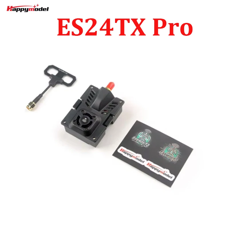 

HappyModel ES24TX Pro 2,4 ГГц, 5-10 В, 1000 МВт, экспресс-SLRS ELRS, модуль Micro TX с охлаждающим вентилятором, RGB светодиодный модуль, антенна дБи