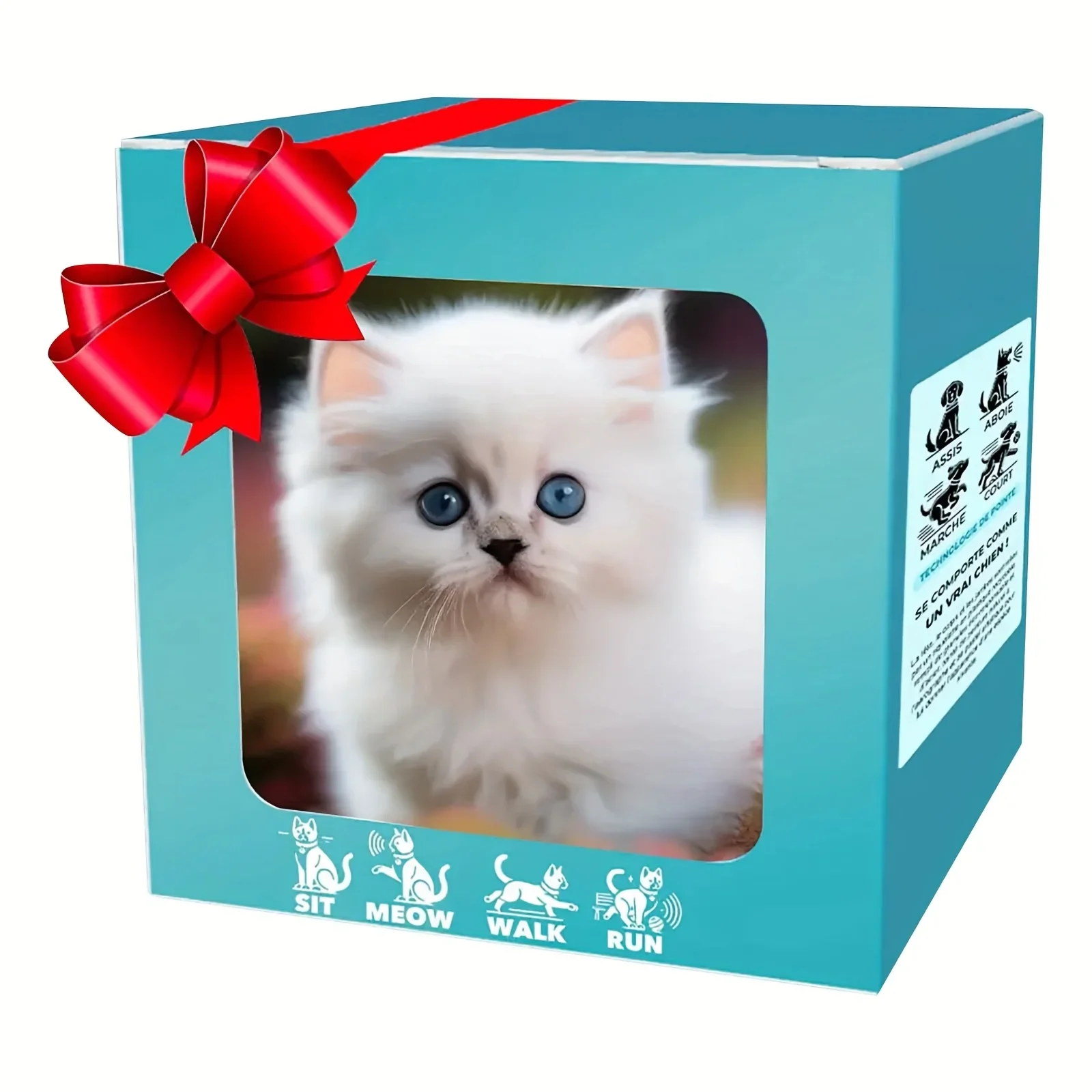 Plush Toy Puppy Electronic Interactive Cat - Walking, Barking, Tail Wagging, Stretching Companion Animal for Kids Toddlers