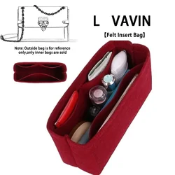 Fits For Vavin BB PM Flap Felt Cloth Insert Bag Organizer Makeup Handbag Organizer Travel Inner Purse Portable Cosmetic Bags