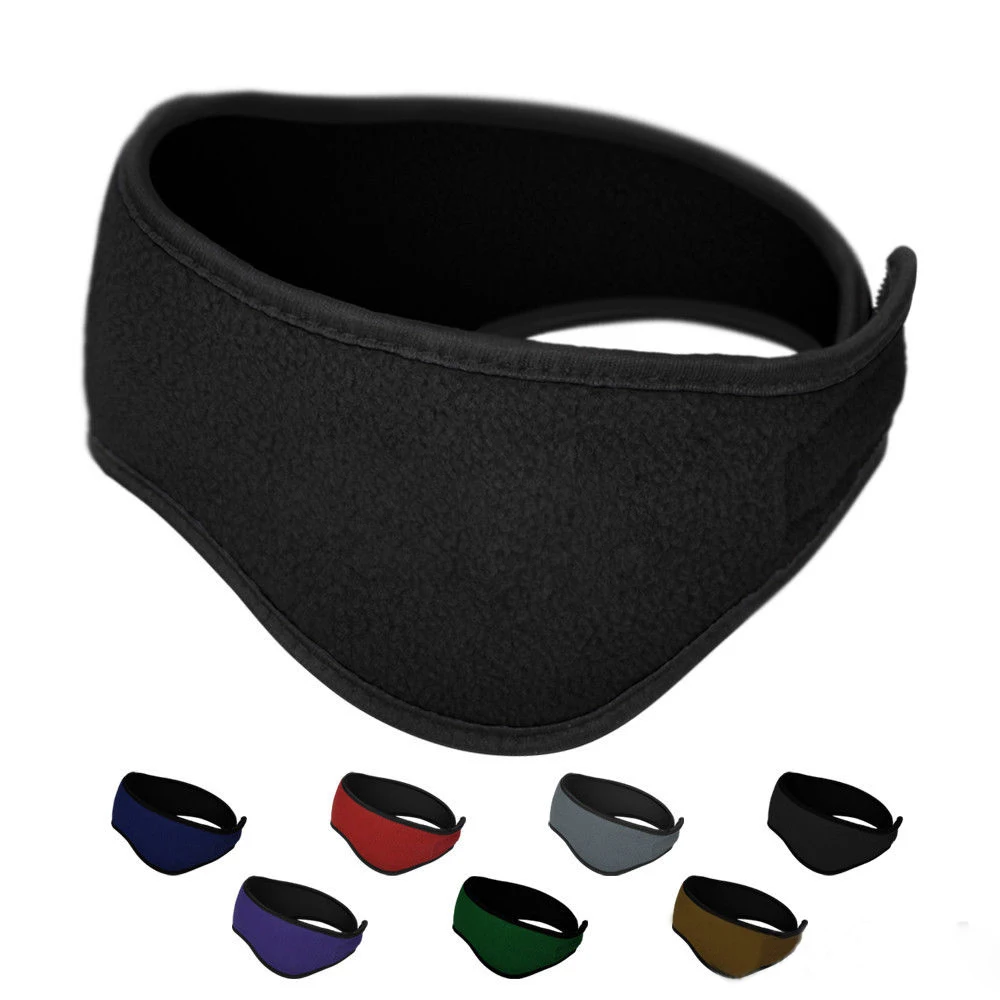 Warmer Winter Protective Stretch Spandex Ear Muff Polar Fleece Head Band