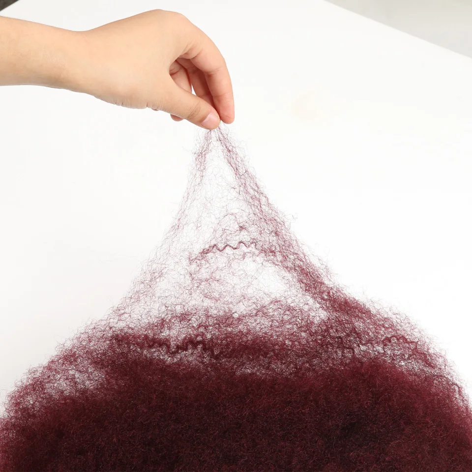 99J Afro Kinky Curly Bulk Human Hair For Braid Twists Curly Hair Extension Hair for Dreadlock Extension Create Dreadlocks