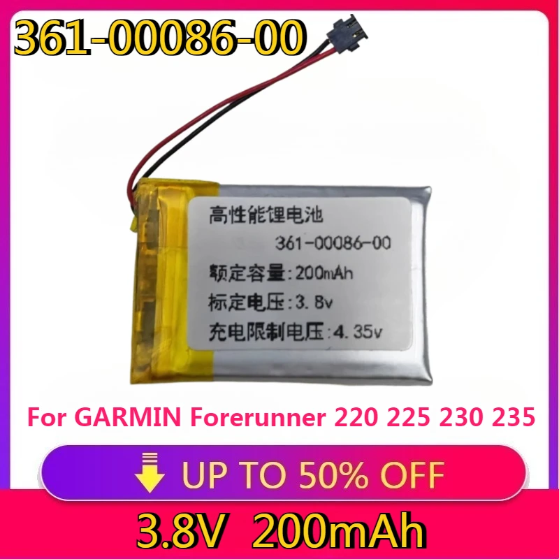 

High Quality Replaceable Battery 361-00086-00 for GARMIN Forerunner 220 225 230 235 235J 620 630 735XT Instinct/instinct Solar