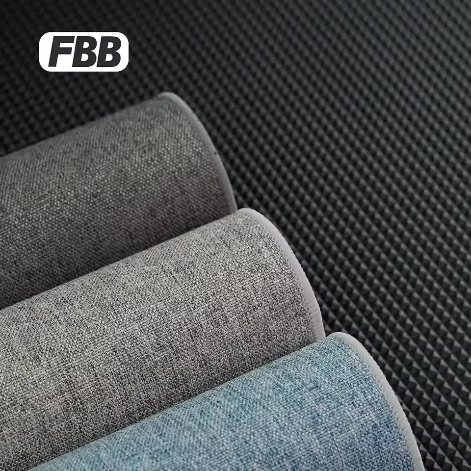 FBB Linen Mouse Pad 4mm Thick Non-slip Shock Absorption Large E-sports Gaming Mousepad Desk Mat Pc Gamer Custom XXL Large Mats